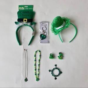 St Patrick’s Day Lot Headband Necklace Bracelet